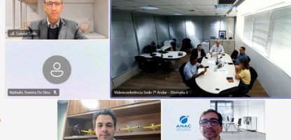 ALINHAMENTO: videoconferência realizada no dia 19 contemplou pauta que abrange também redução de assimetrias entre empresas aeroagrícolas e operadores privados
