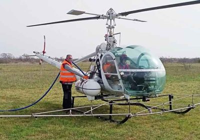 ESTRUTURA: Segundo contrato com o governo, empresa encarregada das operações deve manter pelo menos cinco helicópteros prontos para operar – foto: divulgação